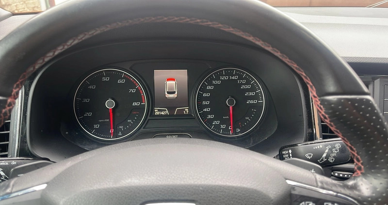 Seat Ateca cena 48500 przebieg: 201427, rok produkcji 2018 z Rakoniewice małe 326